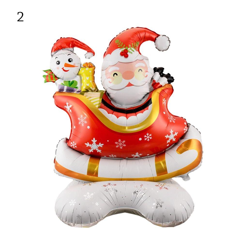 Снеговик Рождественская вечеринка Украшение Санта-Клауса Украшение дома Рождественский стоячий воздушный шар