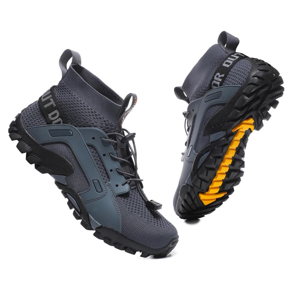 Men's Large Size Outdoor Hiking and River Tracing Shoes for Leisure Fishing and Wading