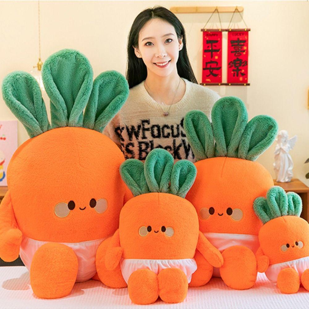 Mo Mo Hu Hu Подушка из овощей и моркови Дайкон Мягкая морковка Кукла Дети Девочка