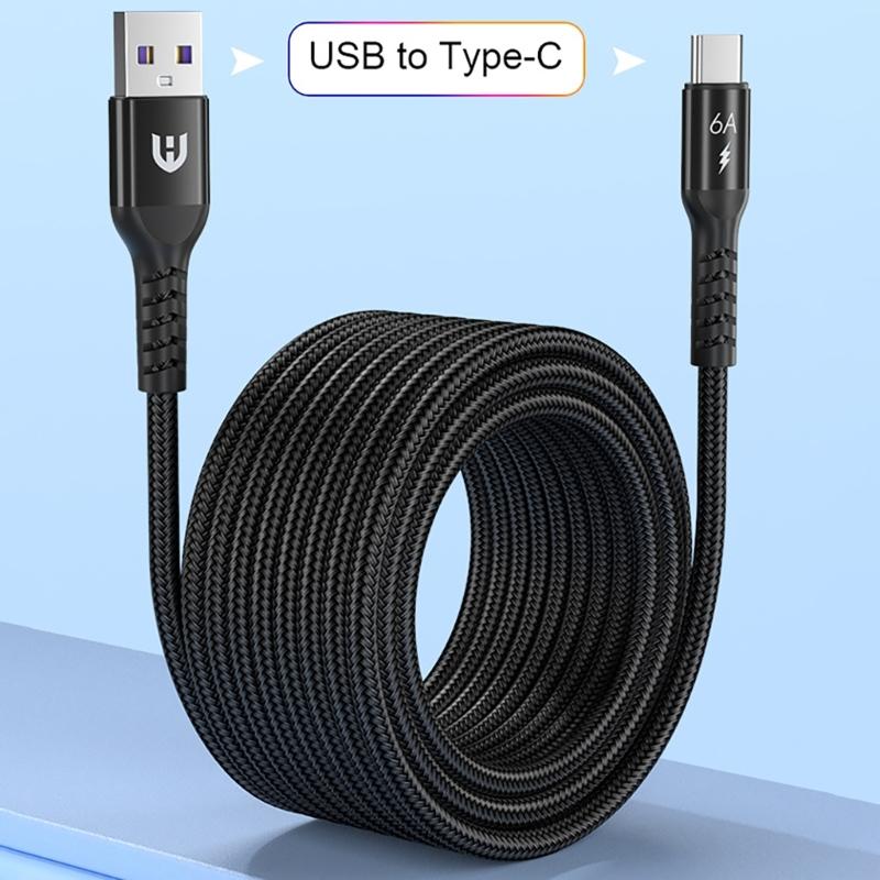 Кабель USB — USB C Кабель USB — Type C Быстрая зарядка Нейлоновая оплетка Кабель для передачи данных и синхронизации Кабель для зарядки USB C