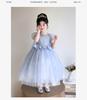 Girls' Princess Skirt Summer Dress 2026 New Style Little Girls' Birthday Tail Dress Children's Mesh Puff Dress