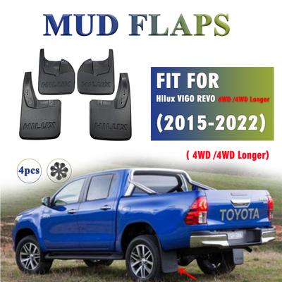 2015 2016 2017 2018    ДЛЯ Toyota Hilux VIGO vero 4WD Брызговики Защитные от грязи Брызговики Крыло Грязезащитная накладка Автомобильные аксессуары