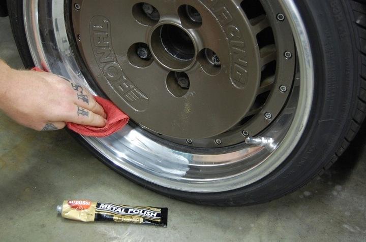 WHEEL SET Felt Polishing Disc 125mm Flap + AUTOSOL Paste