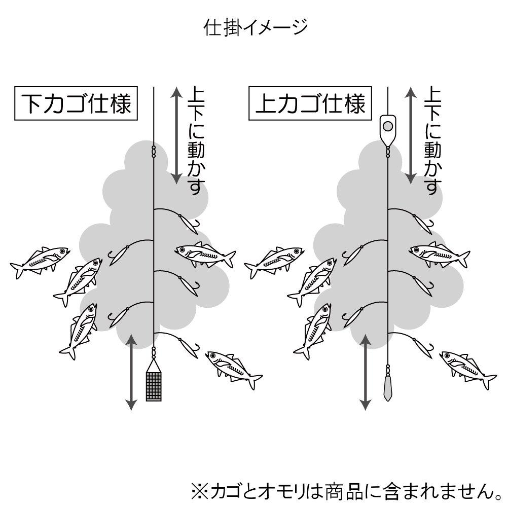 TAKAMIYA Big Catch Simple Sabiki Набор из 3 игл 1 Розовый Нет. 5-Харрис Нет.