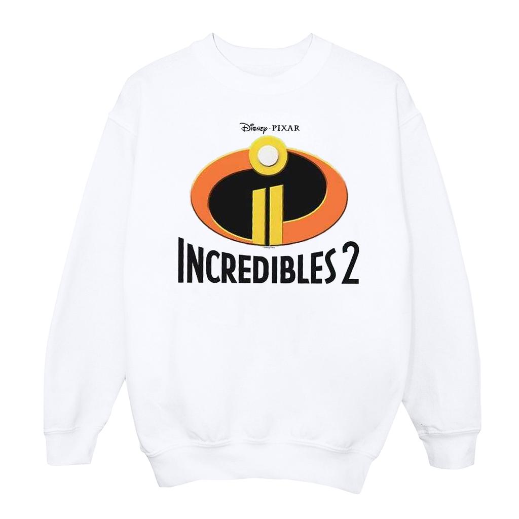 Disney Mens Incredibles 2 Emblem Logo Sweatshirt