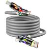 Семицветный кабель 4-в-1 Super Fast Charging для Apple, Huawei, Honor, Xiaomi, Samsung, Android - Совместим с PD16/17