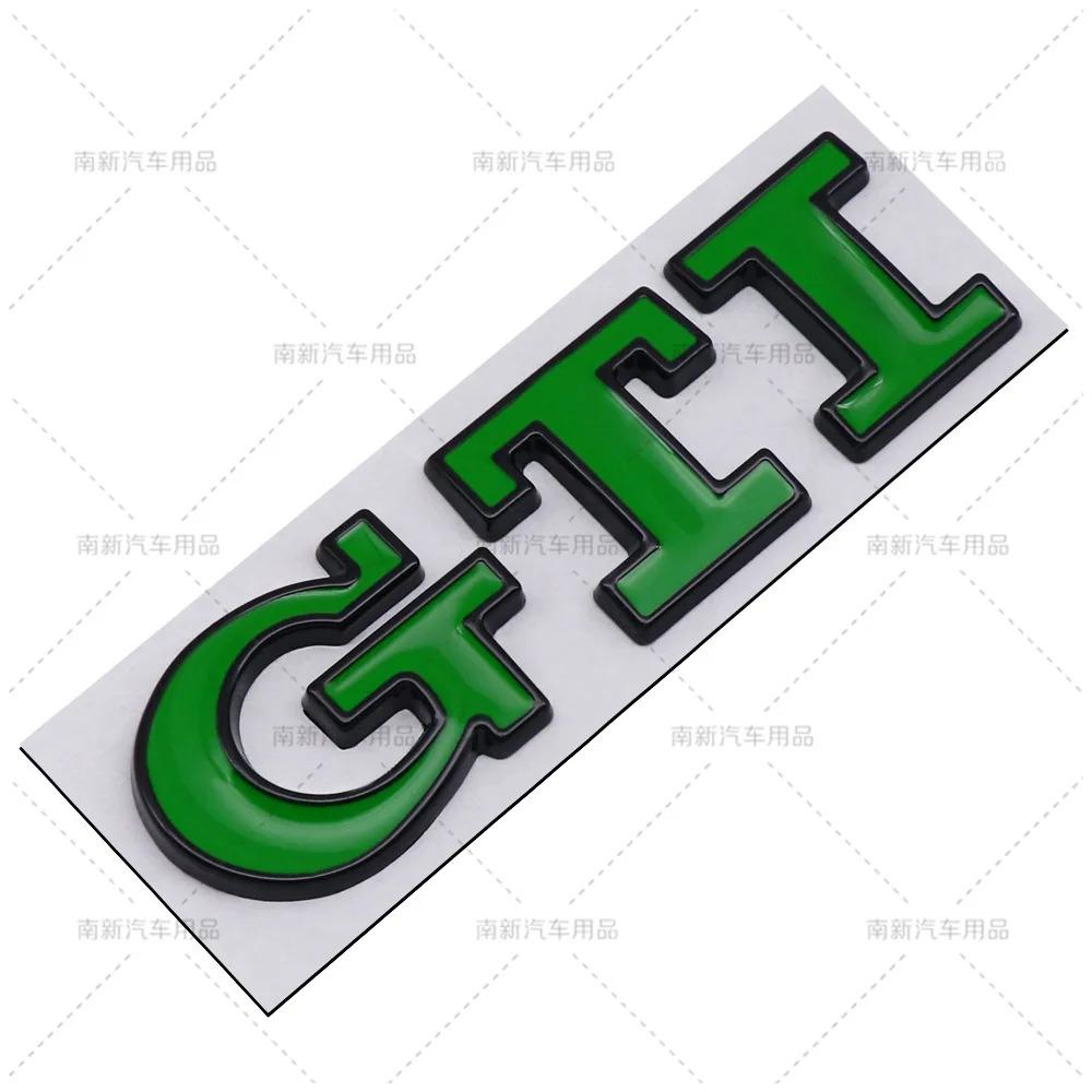 CCU1 For VOLKSWAGEN VW GTI 3D Metal Trunk Badge Sticker Emblem for VW Golf GTI MK2 MK3 MK4 MK5 MK6 MK7 MK8 Polo Badge Accessories