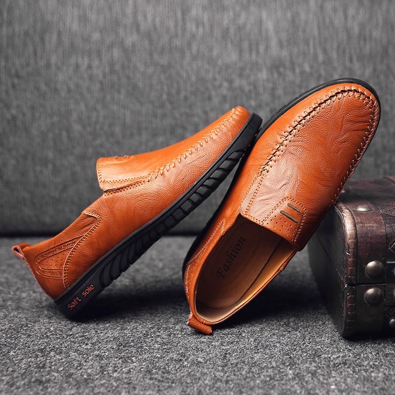 Social Shoe Male Luxury Brand 2025 Casual Casual Shoes Formal Loafers Men's Moccasins Italian Black Men's Driving Shoes Men's