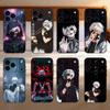 Чехол для телефона Tokyo Ghoul Канеки Кен для iPhone 17,16,15,14,13,12,11 Plus,Pro,Max,Mini Силиконовый черный Мягкий чехол