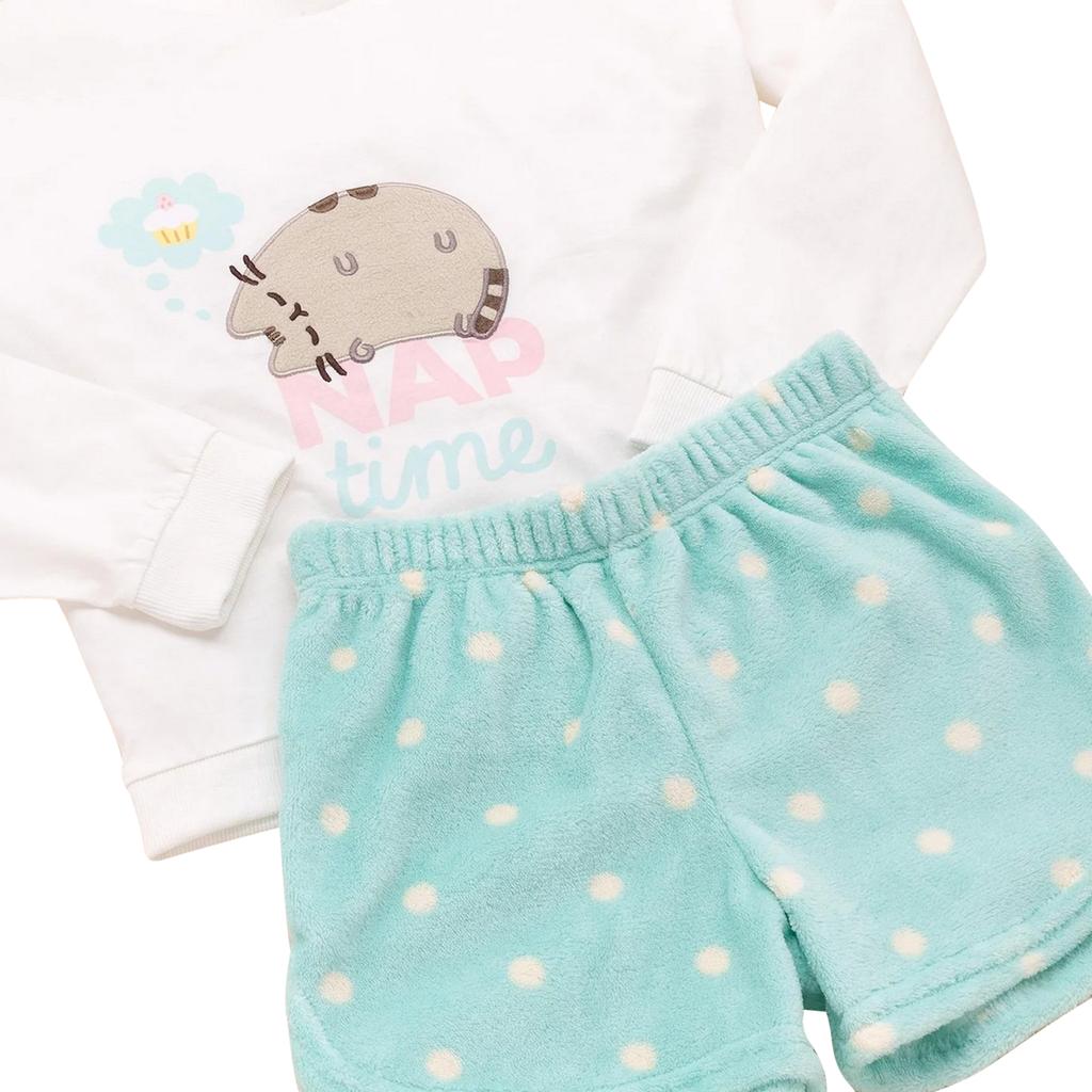 Pusheen Girls Fleece Pajamas Set