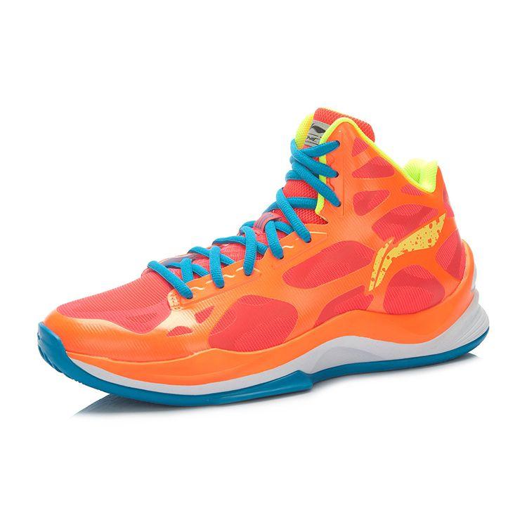 Баскетбольные кроссовки Li Ning Sonic 3 BB Lite Mid мужские кроссовки оранжево-синие ABPK021-6