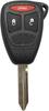 Keyless Entry Remote Key Shell Fob for Dodge Jeep 3 Button
