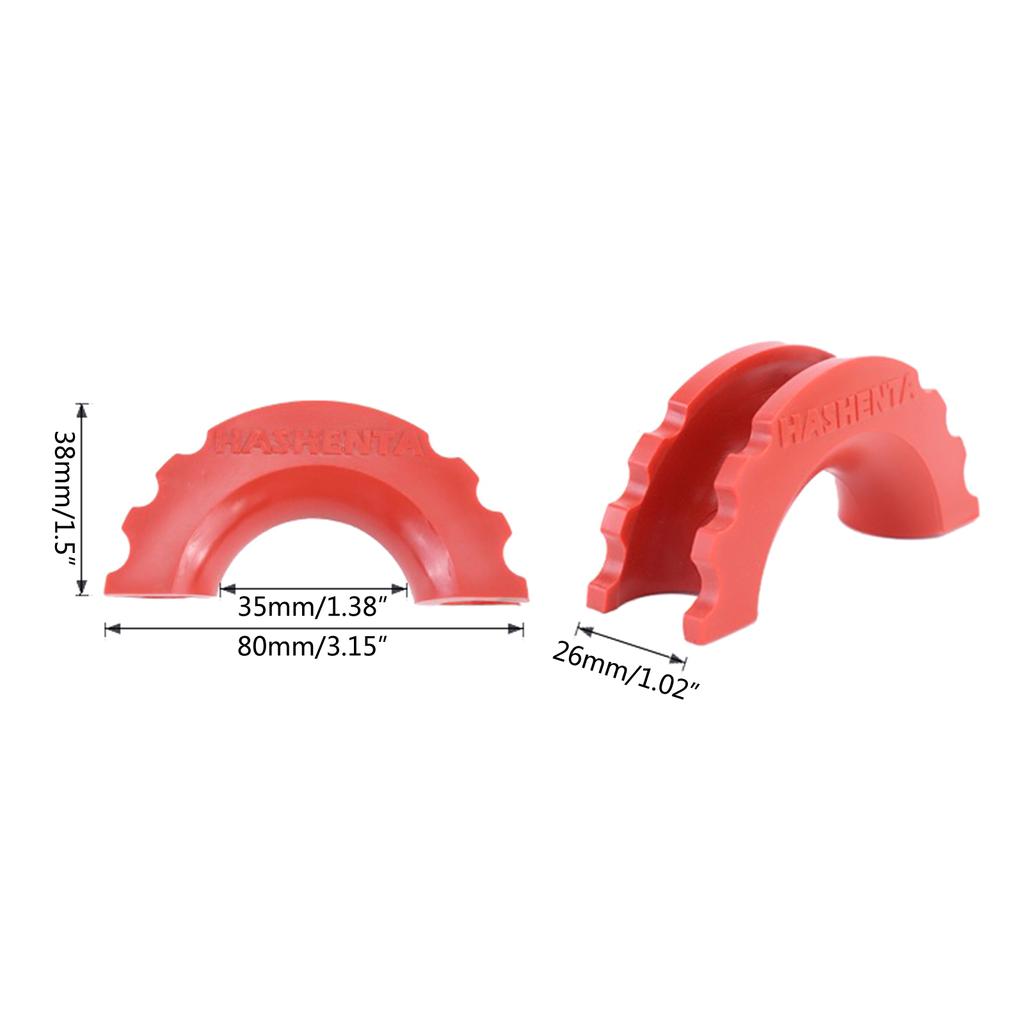 D-ring Shackle Isolator with Washers for 3/4 Inch Towing Shackles To Protect Your Bow Shackle Hackles Bumper Accessories