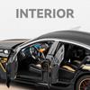 1/24 BMW M8 Alloy Superscar Модель Масштаб Литой Металлический Автомобиль Звук и Свет Моделирование Коллекционные Игрушки Подарок На День Рождения Детей