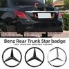 WTPEU1 Hot 2026 For Benz Star Trunk Emblem 3 Pins Rear Boot Badge Logo for Mercedes Benz Original A C E GLC Class W166 W176 W205 W204 W