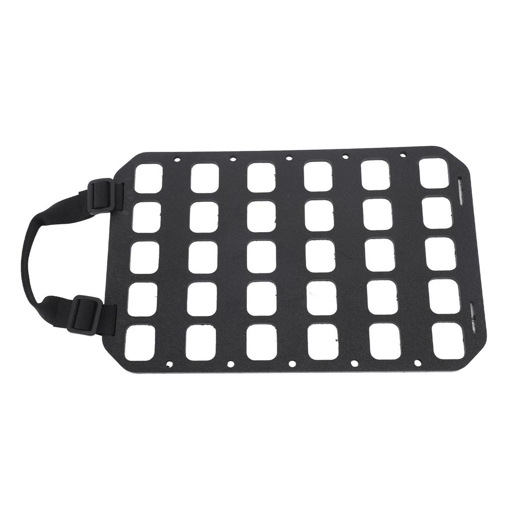 Molle Panel Black with Handle PP Fixed Holes Design Molle Organizer Panel for Wall Box Backpack