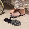 Fashion 2024 Hot Sale Mesh See-throughs Flat Shoes Women Round Toe Hollow Loafers Sandals Woman's Summer Luxury Beach Walk Shoes Mujer