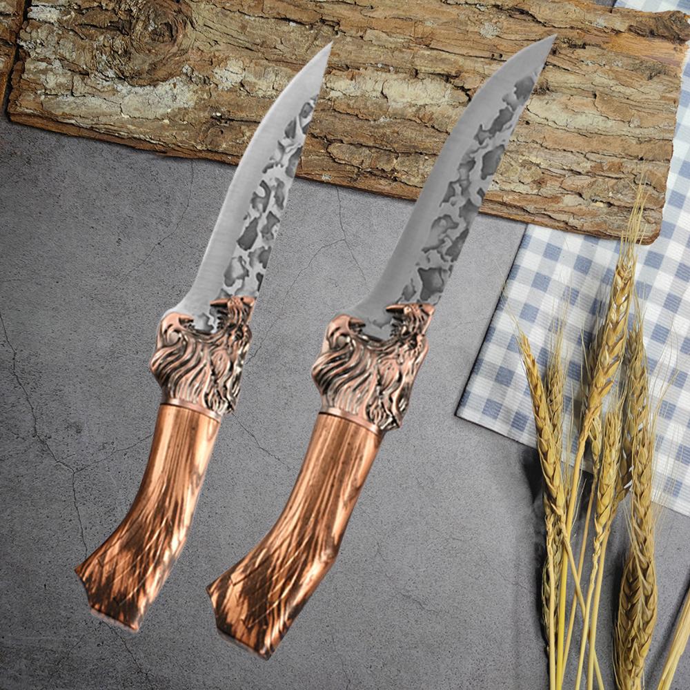 Нож Bonig из нержавеющей стали, походные ножи для рыбы, мясной тесак, нож для пилинга, профессиональные кованые кухонные ножи ручной работы для шеф-повара