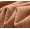 Women's Hand-Sewn 100% Pure Wool Sweater - Golden Camel Loose Knitwear, Autumn/Winter 2024, Round Neck Base Layer.