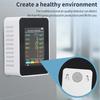 Air Quality Monitor Portable LCD Backlight Screen CO2 TVOC HCHO PM2.5 PM10 Detector with Alarm Air Quality Tester Air Monitor