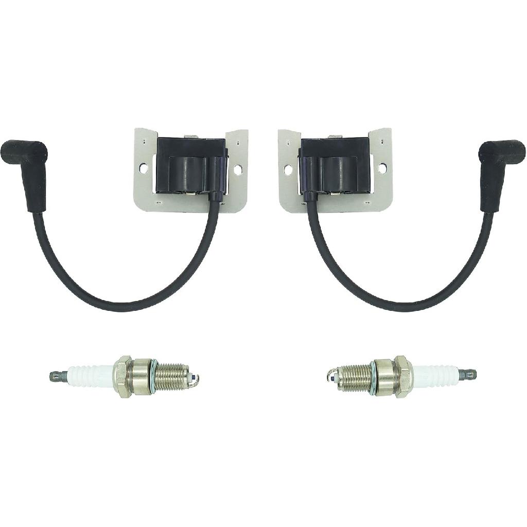 2 PACK 24 584 01-S Kh-24 584 201-S Ignition Coils Module For Kohler CH20 CV18 CH18 CV20 CV23 CH22 Command Pro Twin Cylinder Engine With Spark Plug