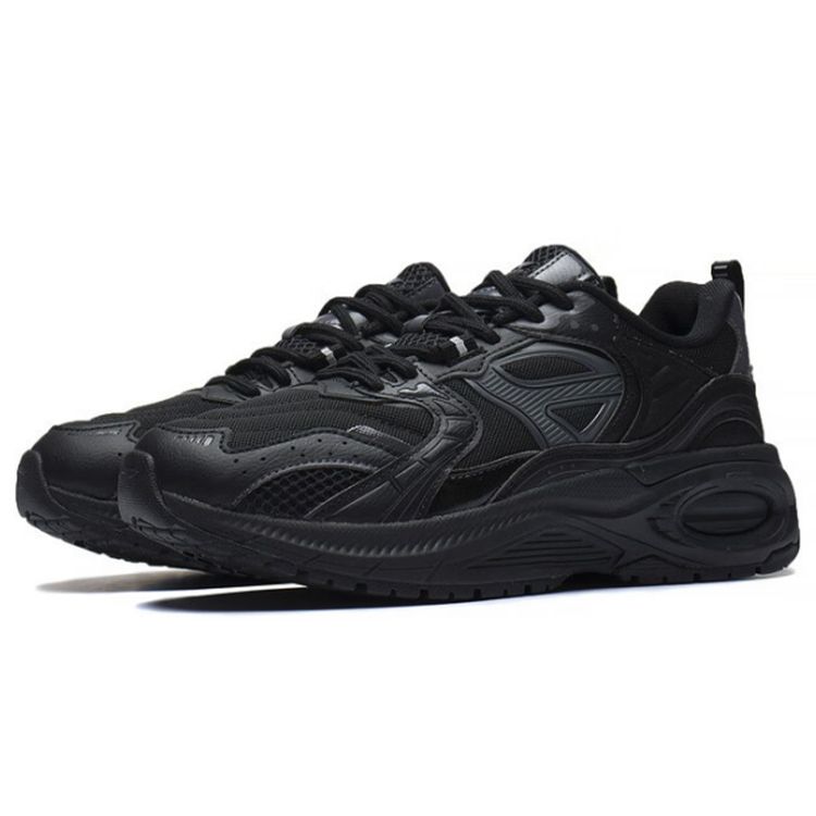 Li Ning 92 Cici Retro Rebound Low-Top Sports Casual Shoes Women Sneakers Black AGCS278-2