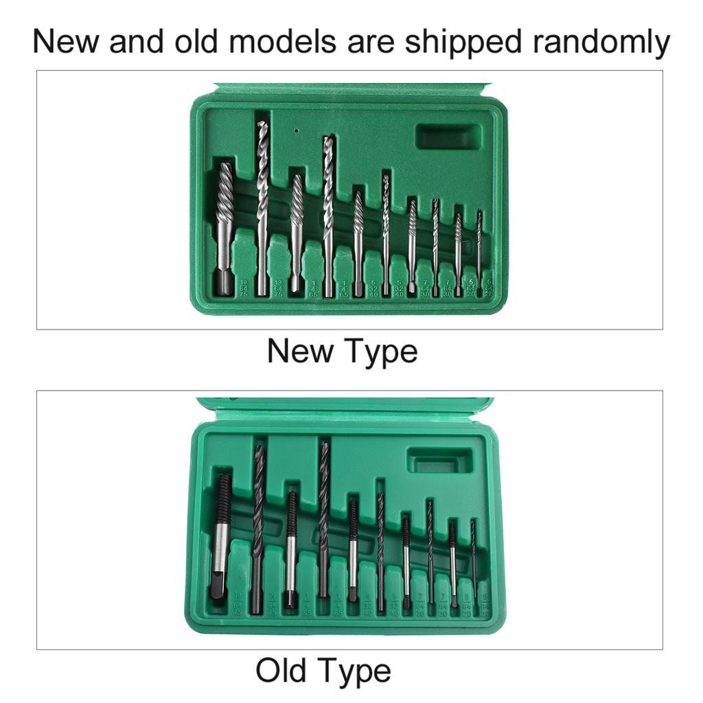 Bolt Extractor Damaged Screw Extractor Broken Screw Drill Bits and Extractor Set Bolts Fastners Taken Out Removal Tool