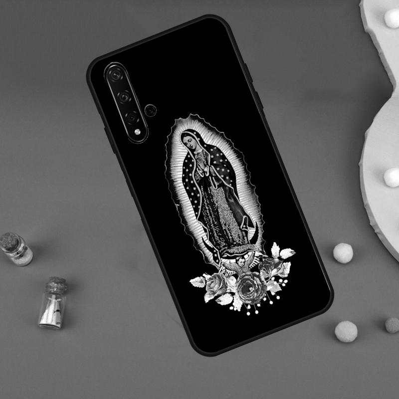 Дева Гваделупская Дева Мария Чехол для Huawei P30 P20 P40 Lite Nova 5T 11i 8i 3i 9 10 SE 11 Pro Y90 Y70 Y61 Y60 Y91 Чехол