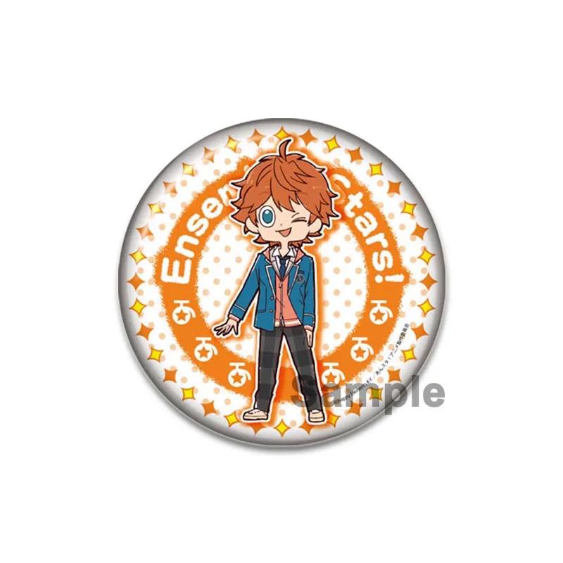 32/44/58 мм Аниме Ensemble Stars SOUMA KANZAKI Брошь для одежды, шляпы, рюкзака, круглые булавки, значки ручной работы для косплея из мультфильмов, аксессуары