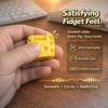 1/3 шт. Сырный слайдер Карманный fidget-игрушка Плавное скольжение Переворот Вращение Снятие стресса Для взрослых