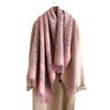 Plant Leaf Commuter Fashion Elegant Ethnic Style Warm Scarf Shawl Cloak Female