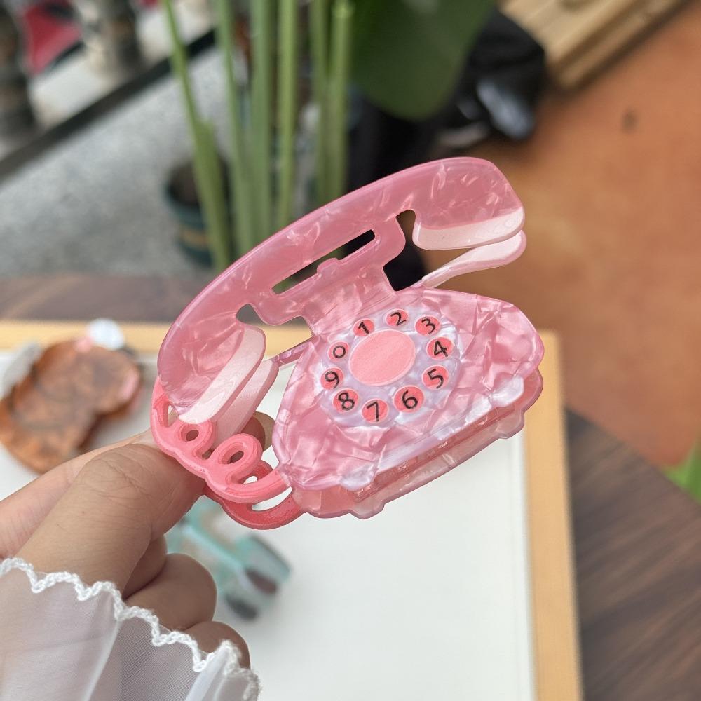 Guitar Cartoon Animal Shark Clip Acrylic Cute Hair Claw Personalized Creative Hair Claw  Daily