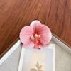 Women Girls Summer Beach Orchid Flower Hair Clip Hawaiian Boho Butterfly Orchid Hair Barrettes Hair Accessories