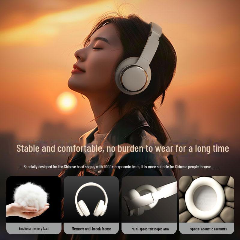 Беспроводная Bluetooth-гарнитура с креплением на голову и длительным временем работы от аккумулятора для прослушивания музыки и бега