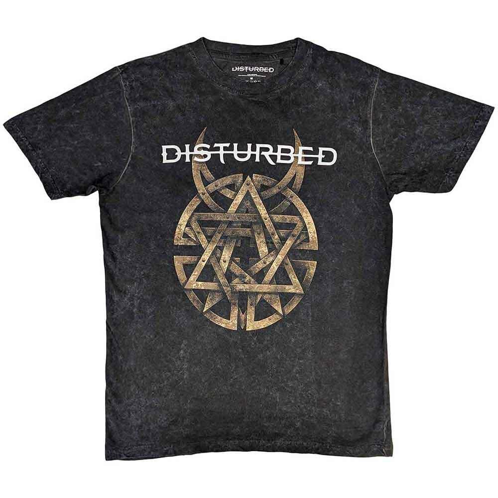 Disturbed Riveted T-Shirt Grey New Unisex T-Shirt