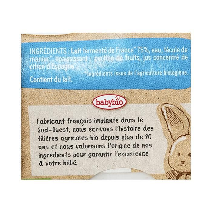 Babybio Brassé nature dès 6 mois