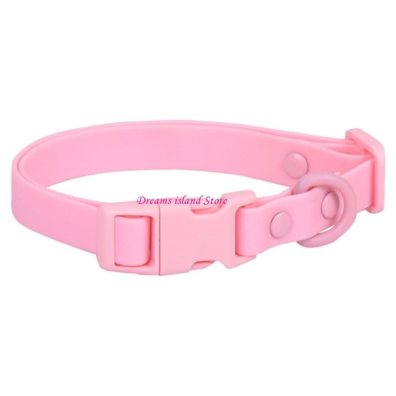 Anti-Escape Dogs Collar Macaron Color Adjustable Dog Training Collar for Walking HX6C
