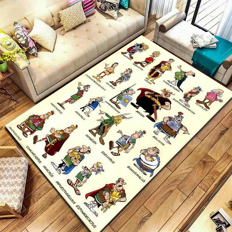 Asterix Carpet Rug for Living Room Bedroom Home Sofa Decoration,Kids play Nonslip Floor Mat