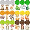 Woodland Party Decorations 20pcs Woodland Animals Hanging Swirls Forest Animals Foil Ceiling Decorations for Woodland Theme Birthday Party Baby