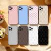 Классический чехол для телефона в горошек для iPhone 17,16,15,14,13,12,11 Plus,Pro Max,XS,Мягкий силиконовый черный чехол