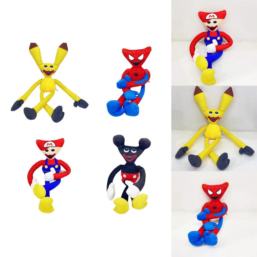 Highly Restored Character Prototypes Poppy Playtime Huggy Wuggy Plush Cos Spiderman Mickey Mouse And Mario