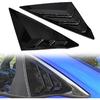 JSCARLIFE Rear Side Window Louvers Compatible with 2022-2025 11th Gen H-onda Civic, Racing Style Triangular Window Glass Blinds, Air Vent Scoop