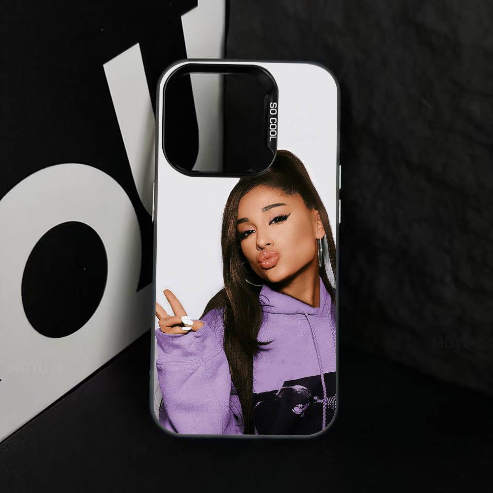 AG A-Aesthetic Phone Case For iPhone 17,16,15,14,13,12,11 Plus,Pro Max,XS,Colored Silver Plated Inside Cover