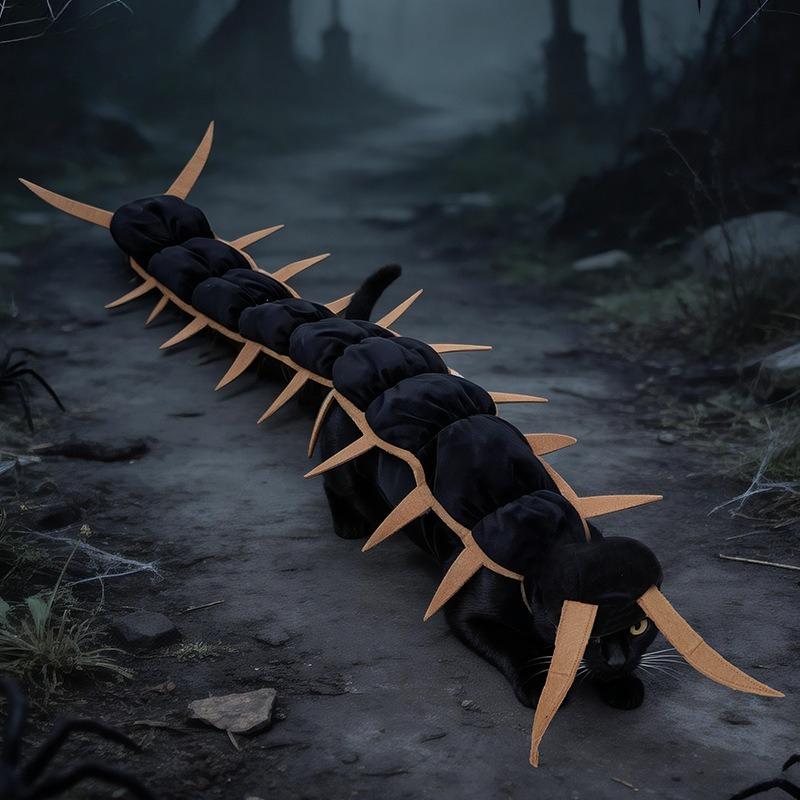 Забавный 3D костюм многоножки для питомца Хэллоуин Косплей Регулируемый наряд для переодевания Собаки Кошки Вечеринки Фото Декорация