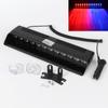 Windshield Warning Lamp Emergency Flasher 12V 12 LED Red Blue Police Lights Multiple Flashing Modes Car Strobe Light