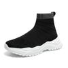 Breathable Thick Soled Men's and Women's Casual Sports Socks Shoes High Top Running Non-slip Shoes Large Size Ankle Boots 36-48