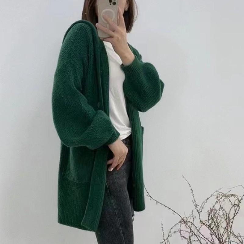 YYFS Женская мода повседневная осень-зима однотонные принты с длинным рукавом свитера