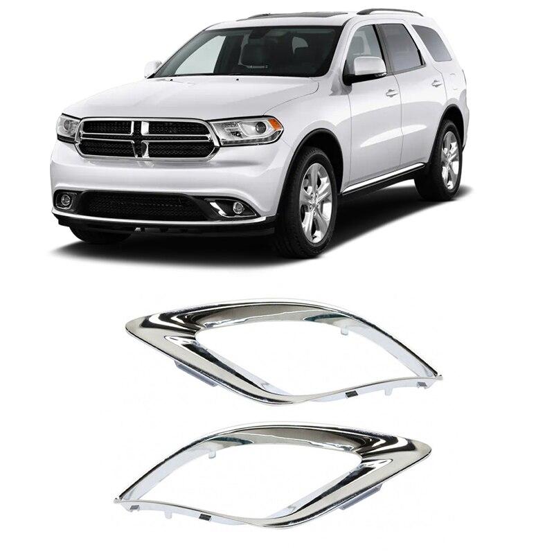 Car Front Bumper Fog Light Cover Grill Trim For Dodge Durango 2014 2015 2016 2017 2018 2019 2020 Exterior Accessories 05113744AB