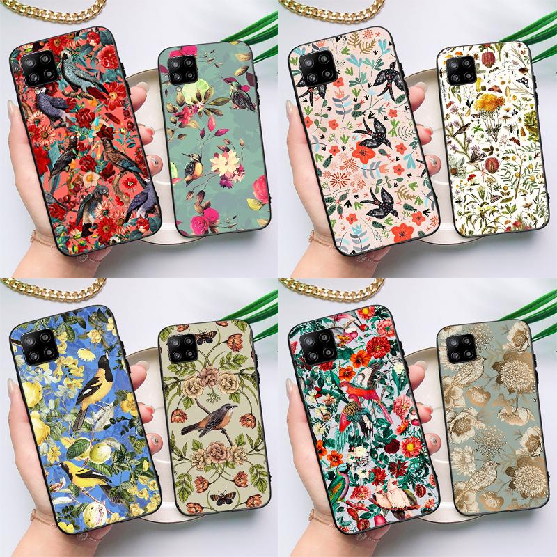 Чехол Garden Birds для Samsung Galaxy A54 A34 A52 A32 A22 A12 A13 A14 A23 A33 A53 A73 A51 A71