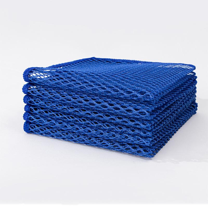 3/5/10 шт. сетчатая салфетка для мытья посуды многоразовая скребок для кастрюль сковородок посуда сверхплотное волокно многоцелевая губка не царапает сменная стальная вата